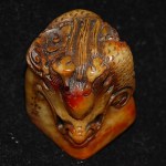 Antikr Stempel / Seal mit Drachen